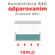 Zmenovanie objemu RAO odparovanm
