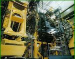 UA2 - aparatúra pre výskum protónov v CERNe.