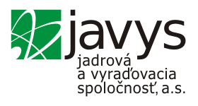 Logotyp JAVYS – doplnkový variant
